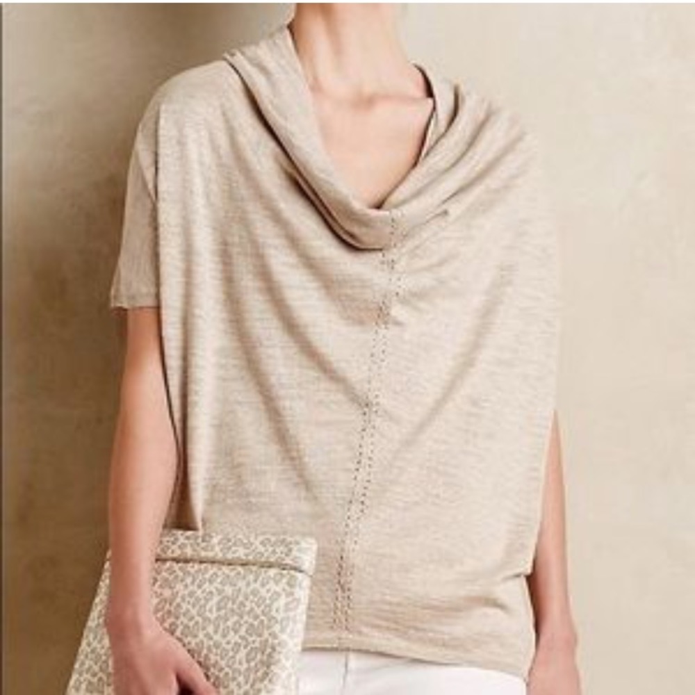 Anthropologie Knitted & Knotted Blouse